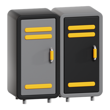 Lockers  3D Icon