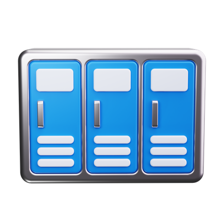 Lockers  3D Icon