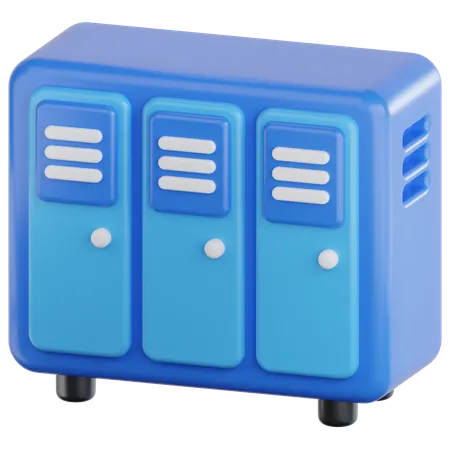 Lockers  3D Icon