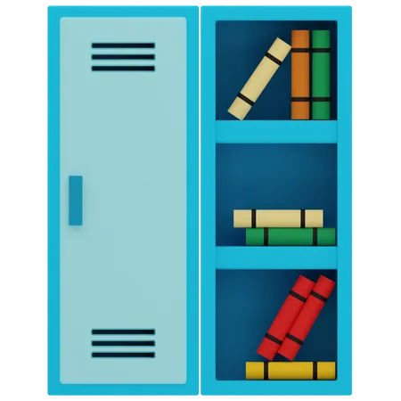 Lockers  3D Illustration