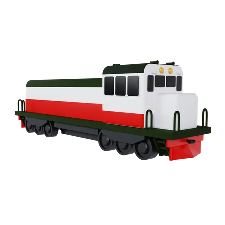 Train de locomotives  3D Icon