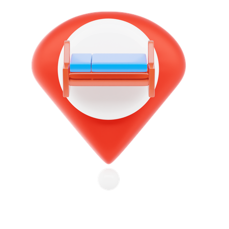 Lodging Pin  3D Icon