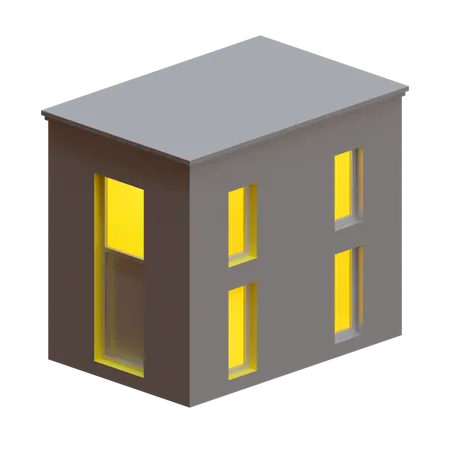 Loft-Haus  3D Illustration