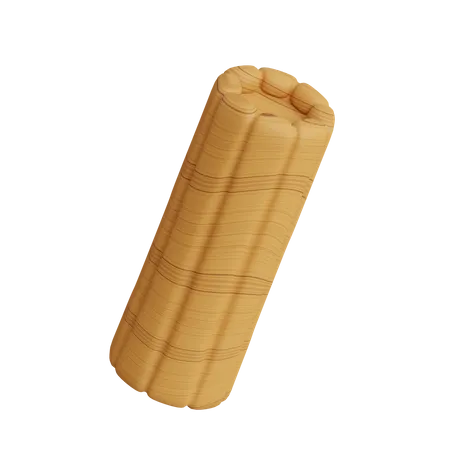 Log  3D Icon