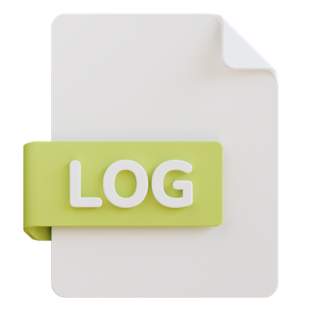 Log File  3D Icon
