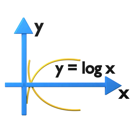 Logarithmus  3D Icon