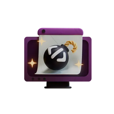 Logic Bomb  3D Icon