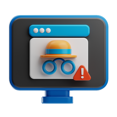 Spyware  3D Icon