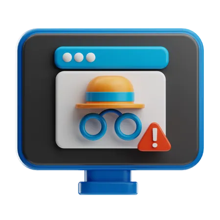 Spyware  3D Icon