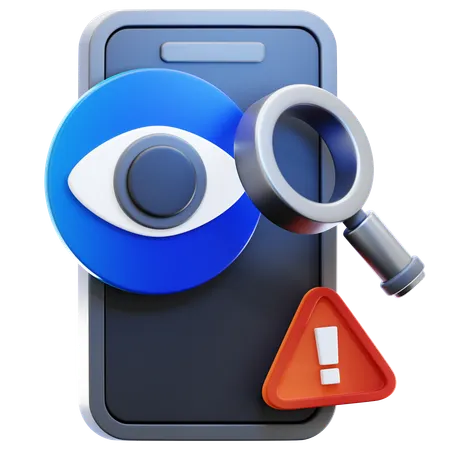 Logiciel espion  3D Icon
