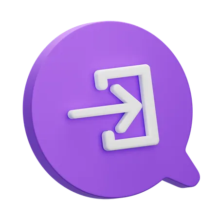 Conecte-se  3D Icon