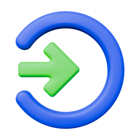 Login  3D Icon