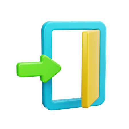 Login  3D Icon