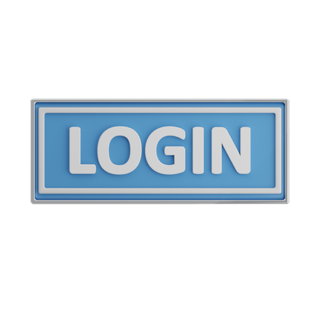 Login  3D Icon