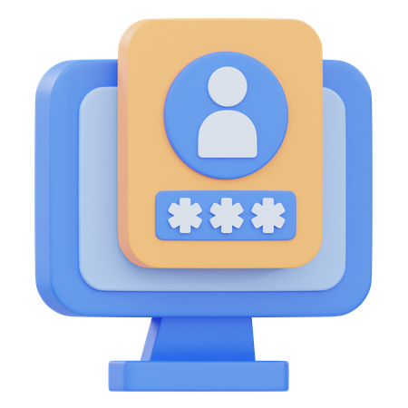 Login  3D Icon