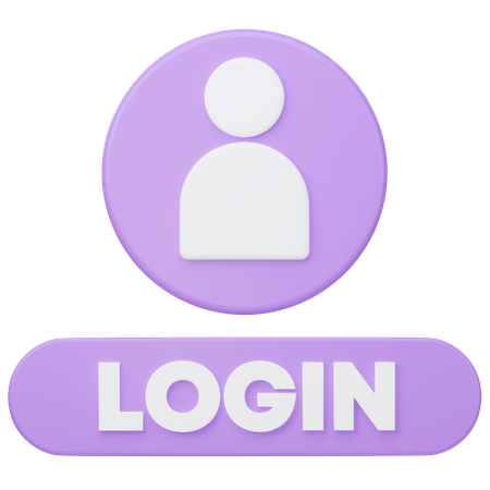 Login  3D Icon