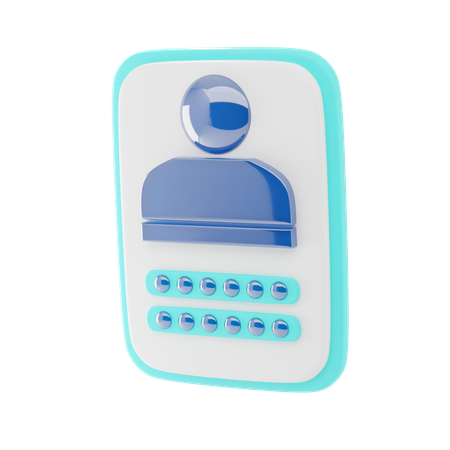 Login  3D Icon