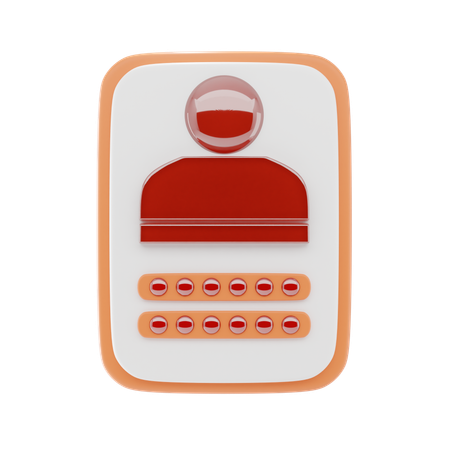 Login  3D Icon