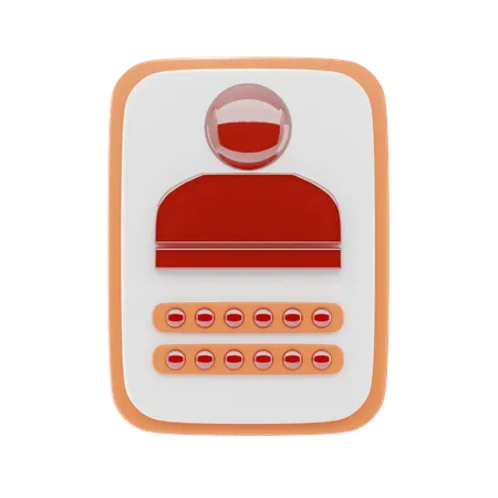 Login  3D Icon