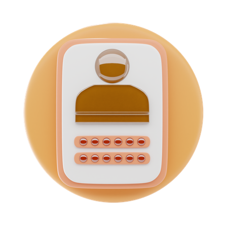 Login  3D Icon
