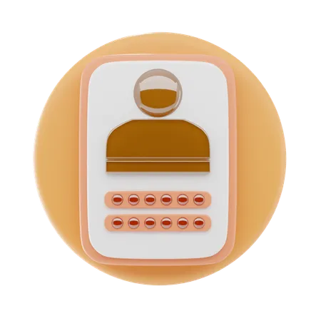 Login  3D Icon