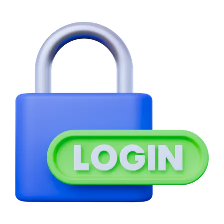 Login  3D Icon