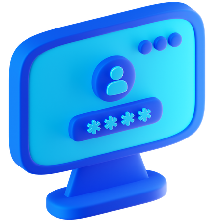 Login  3D Icon