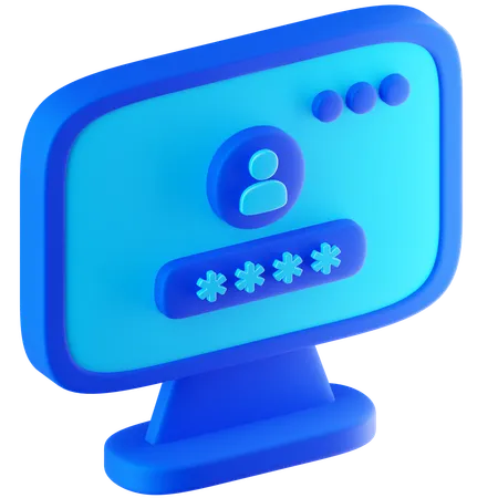 Login  3D Icon