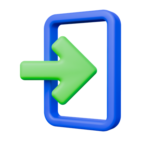 Login  3D Icon