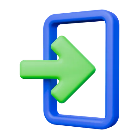 Login  3D Icon