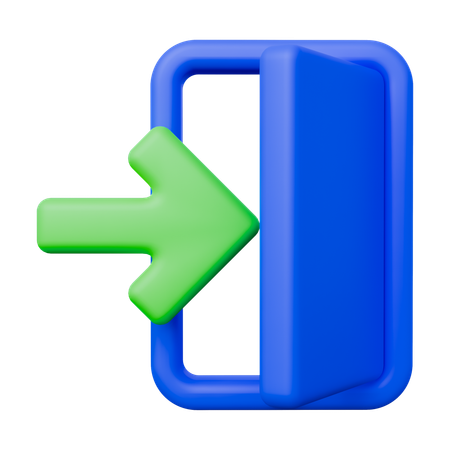 Login  3D Icon