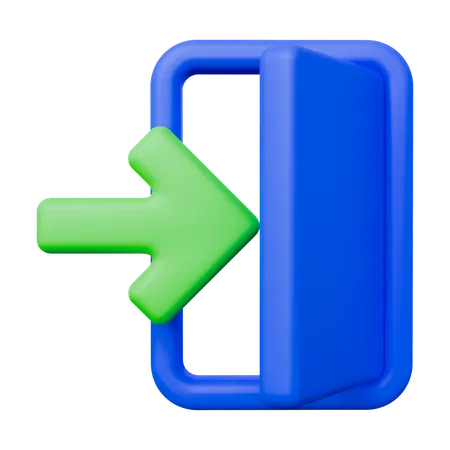 Login  3D Icon