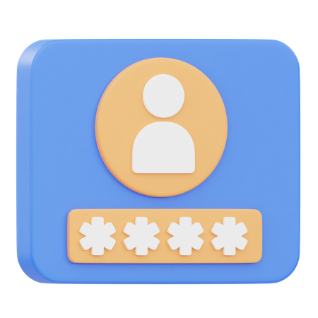 Login  3D Icon