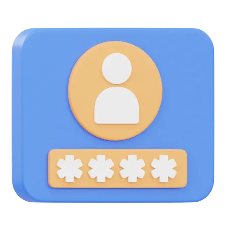 Login  3D Icon