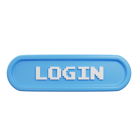 Login  3D Illustration