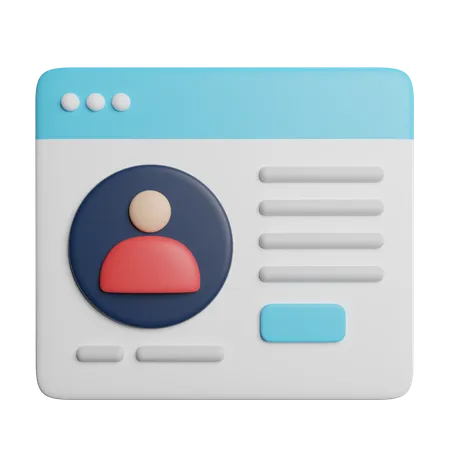Login Account Store 3D Icon