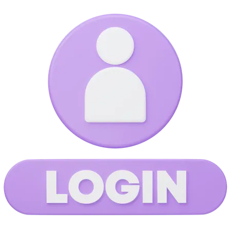 Login  3D Icon