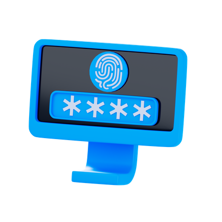 Login Credentials  3D Icon