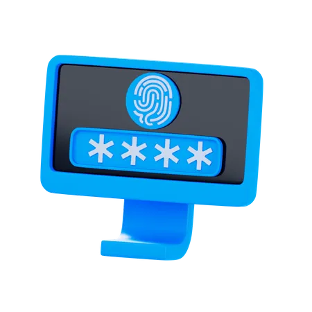 Login Credentials  3D Icon