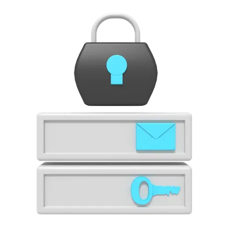 Login Lock  3D Icon