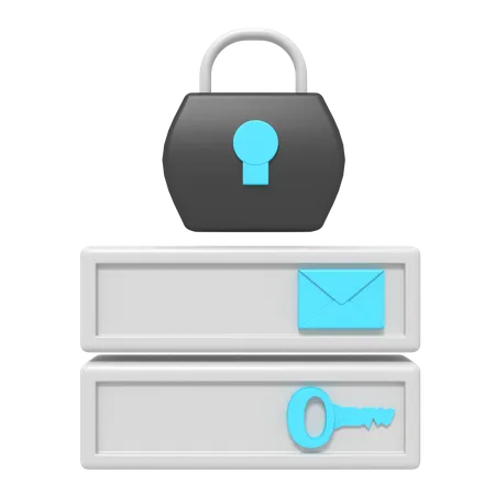 Security Padlock Login 3D Icon