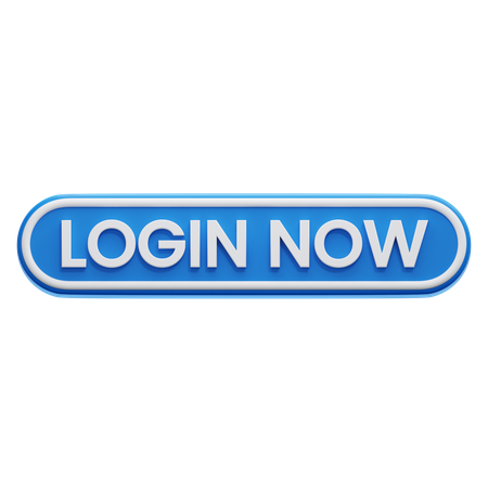 Login Now Button  3D Icon