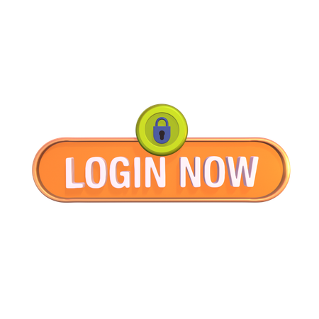 Login Now Button  3D Icon