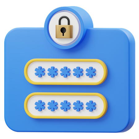 Login Page  3D Icon