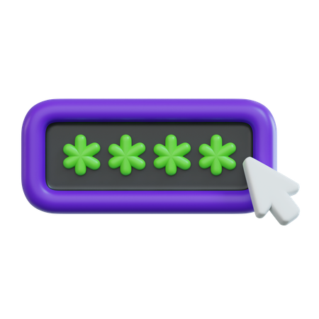 Login Password  3D Icon