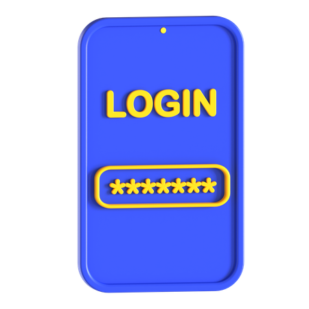 Login Passwords  3D Icon