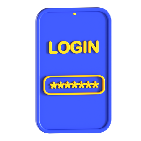 Login Passwords  3D Icon