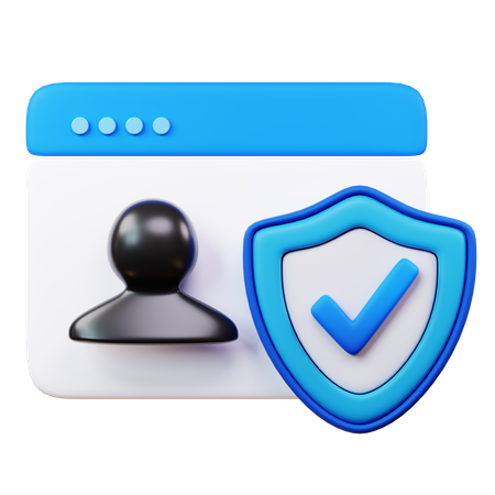 Login Protection  3D Icon