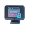 3d user authentication logo