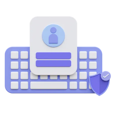 Login Security 3 D Icon Illustration 3D Icon